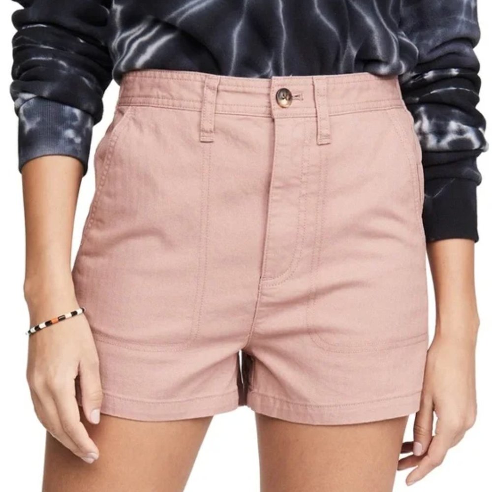 Madewell Camp Shorts in FADED ROSEBUD